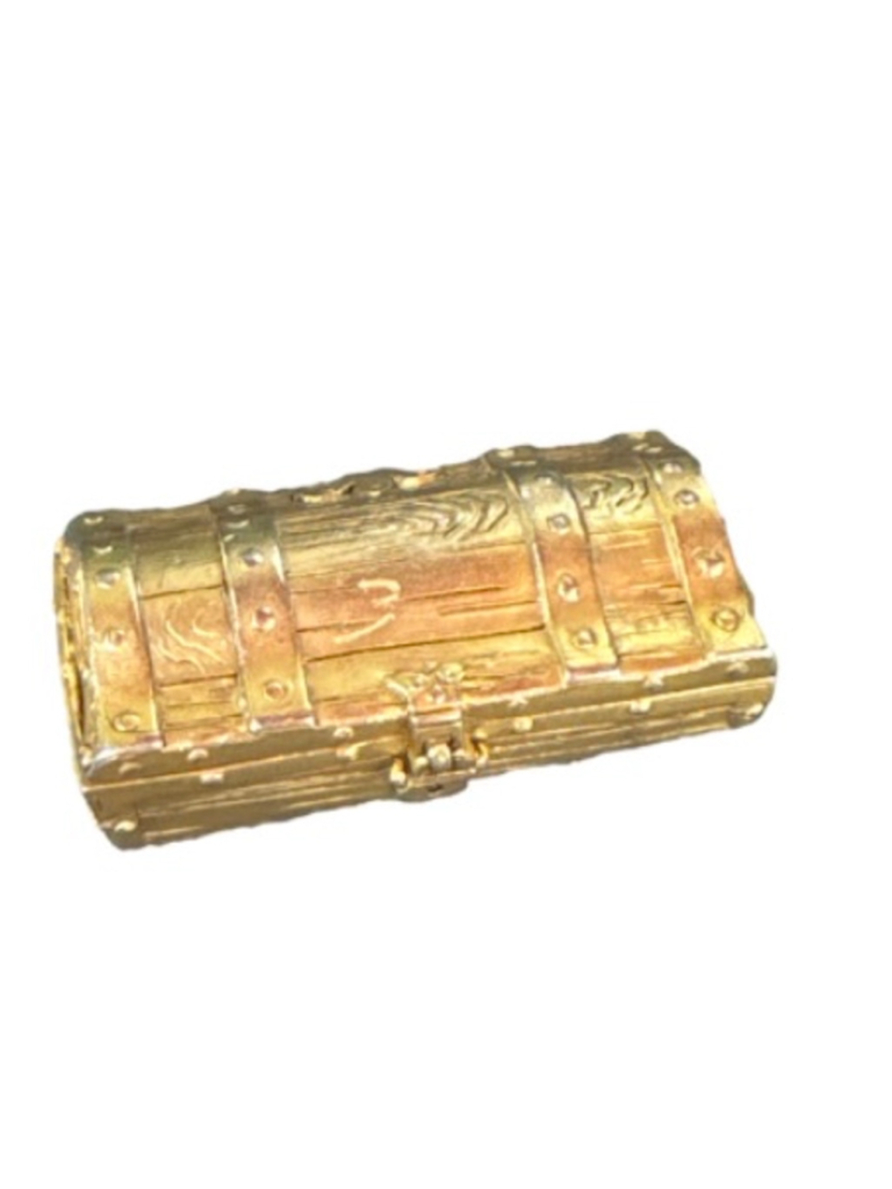 Unbranded Decorative Gold Treasure Chest brooch
